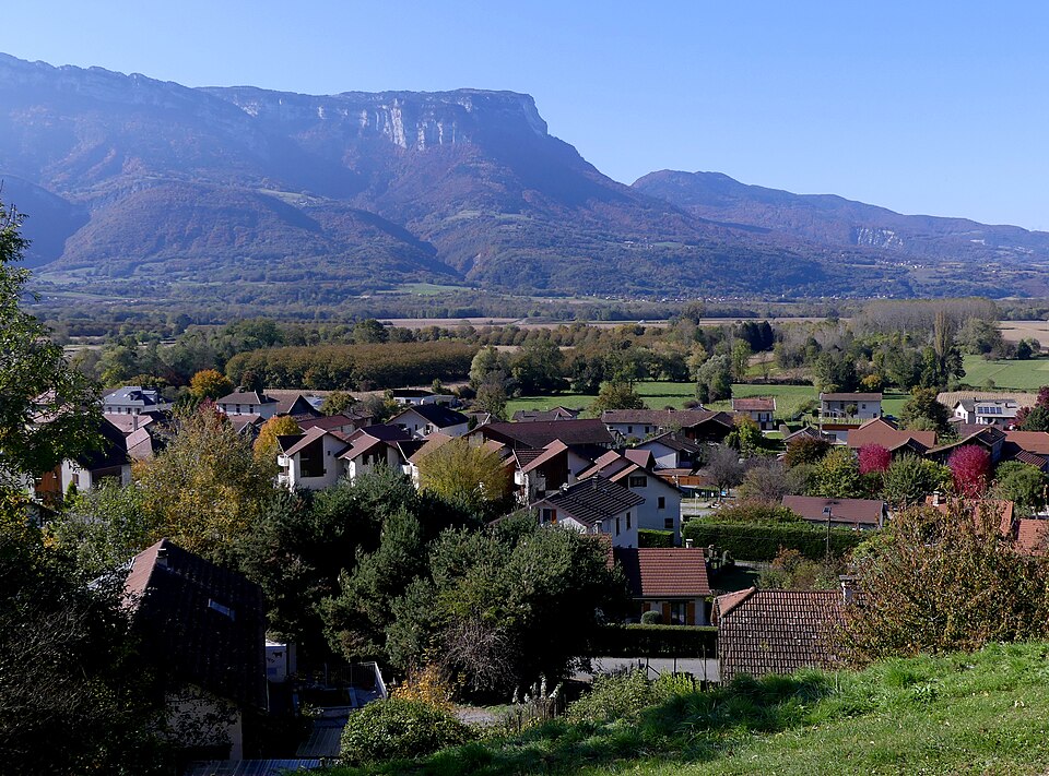 Panorama Laissaud et Granier depuis l'église (octobre 2021)