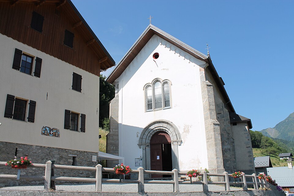 Église Saint — Barthélémy de Montsapey — Façade