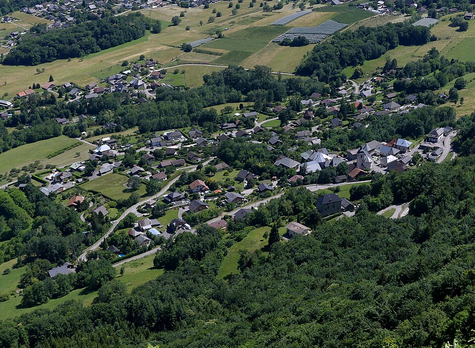 Plancherine vu depuis le fort de Tamié (juin 2022)