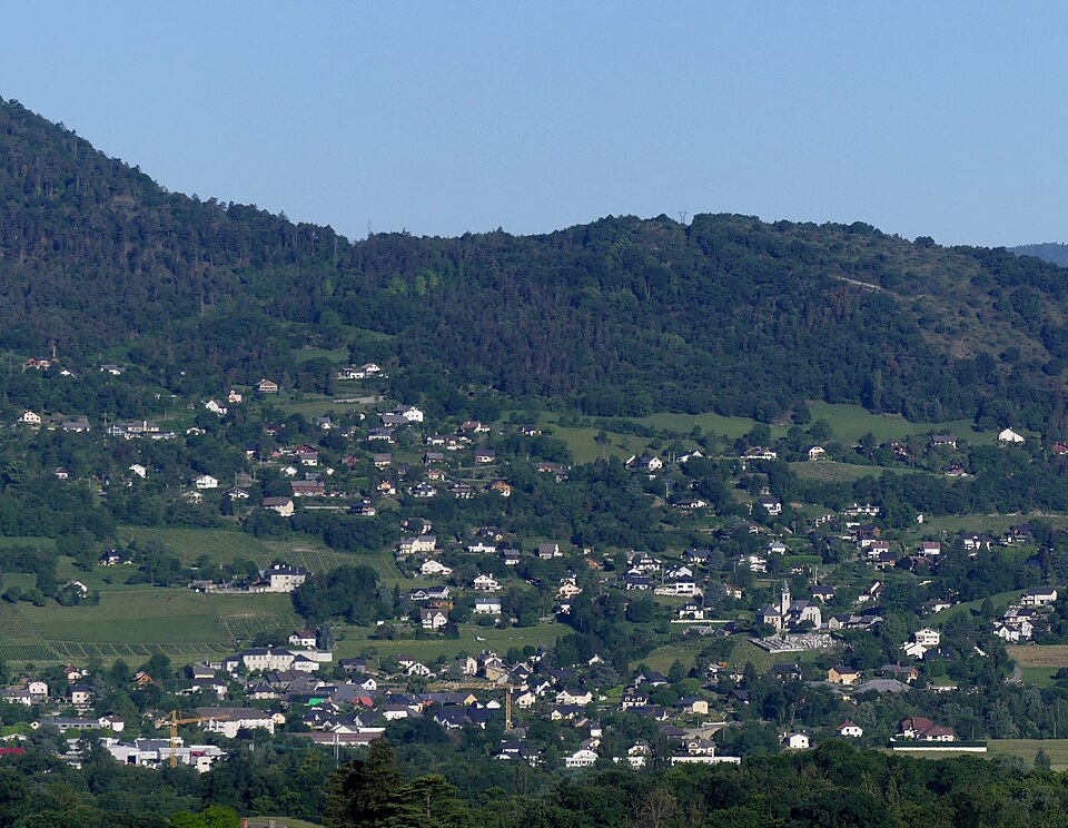Saint — Baldoph vu depuis Chignin au petit matin (mai 2020)