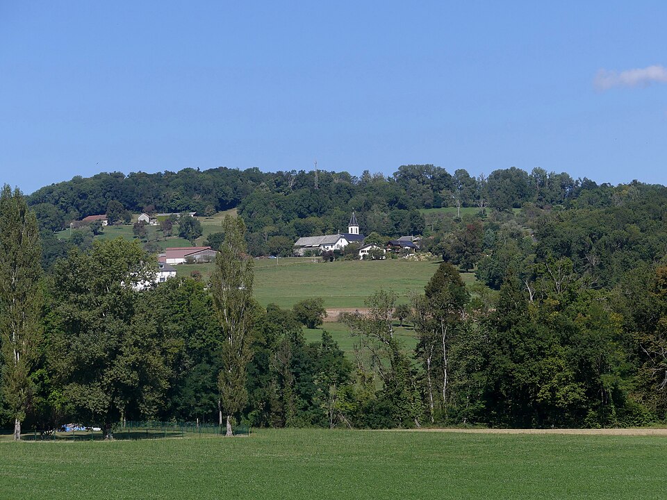 Saint — Ours vu du hameau de La Forêt (septembre 2021)