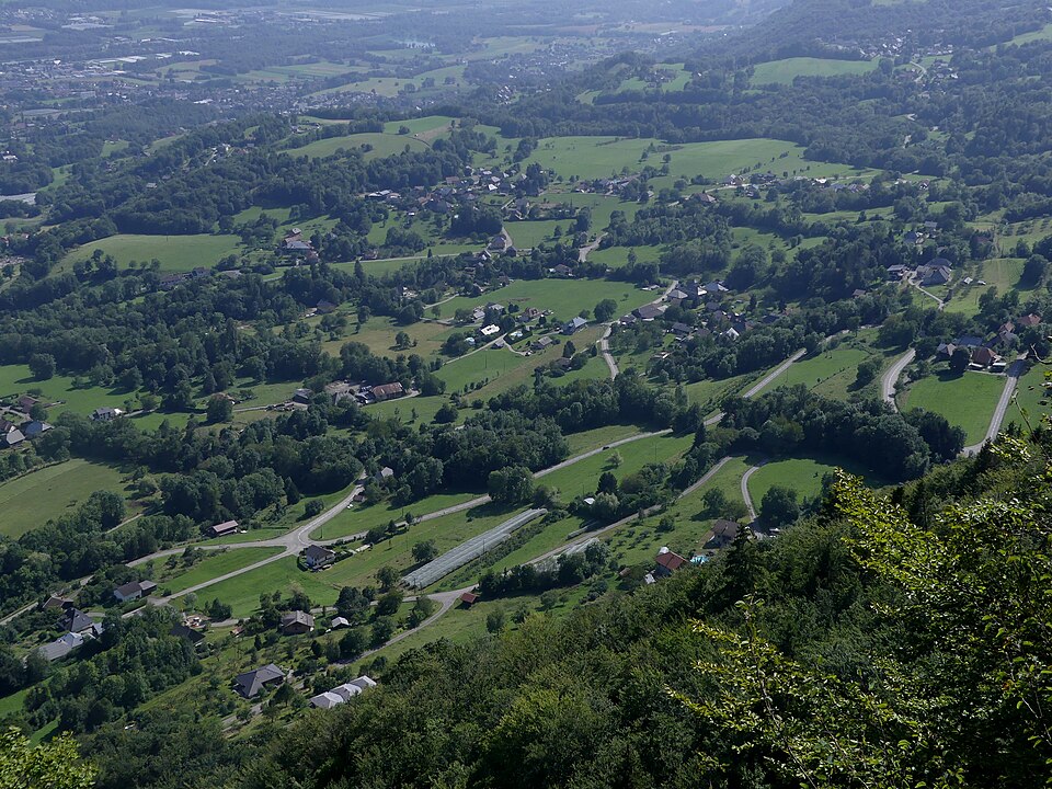Territoire de Verrens — Arvey vu du fort de Tamié (été 2021)