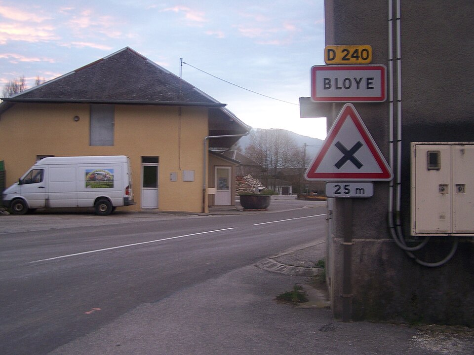 Entrée à Bloye (74)