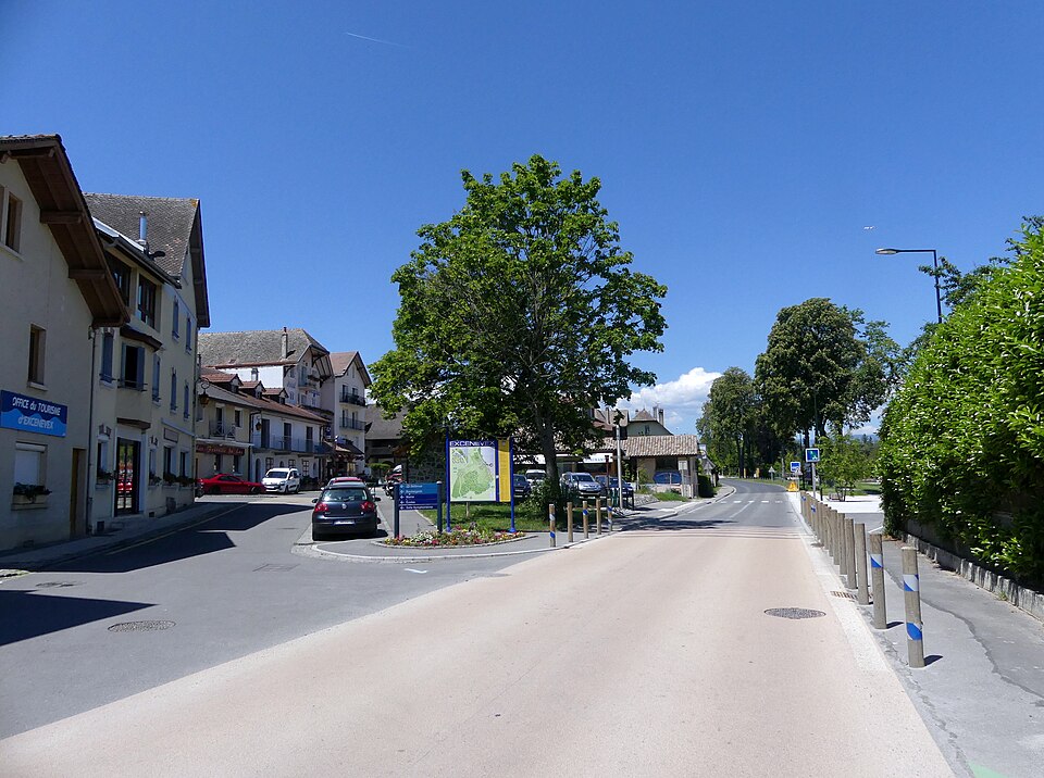 Centre d'Excenevex près du Léman (juin 2019)