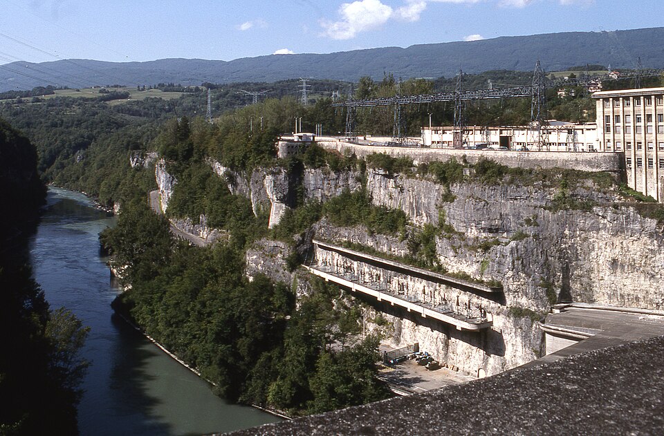 Barrage de Génissiat 1 (septembre 1995)