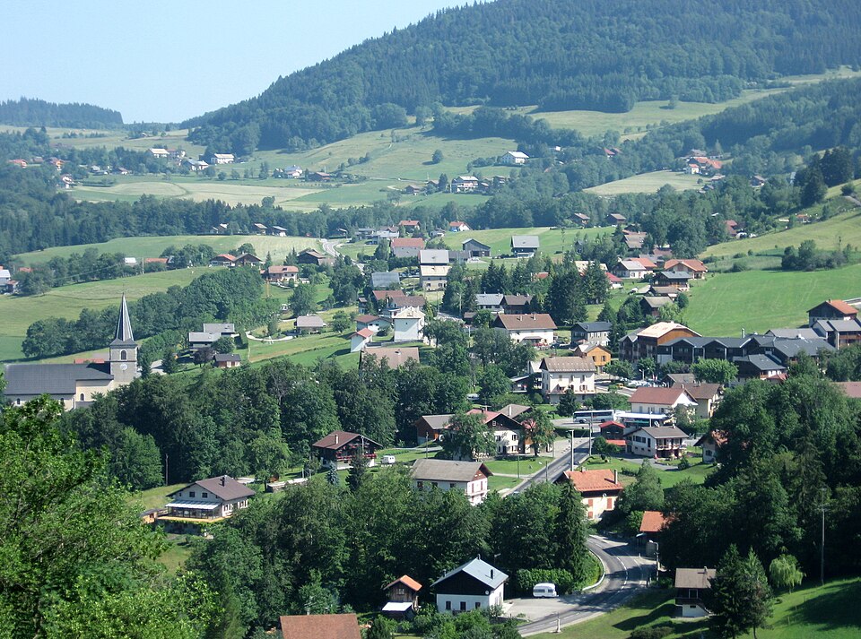 Vue du village d'Habère — Poche