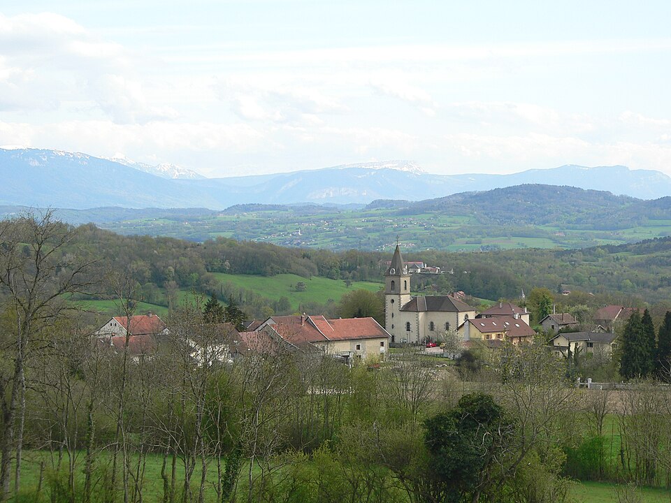 Jonzier — Epagny — vue du chef lieu