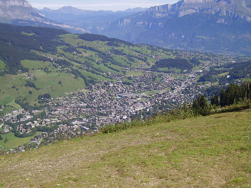 Vue de Megève depuis Rochebrune