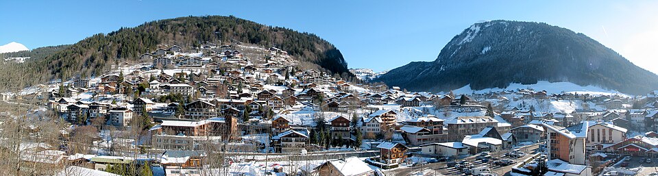 Panorama de la vallée de morzine