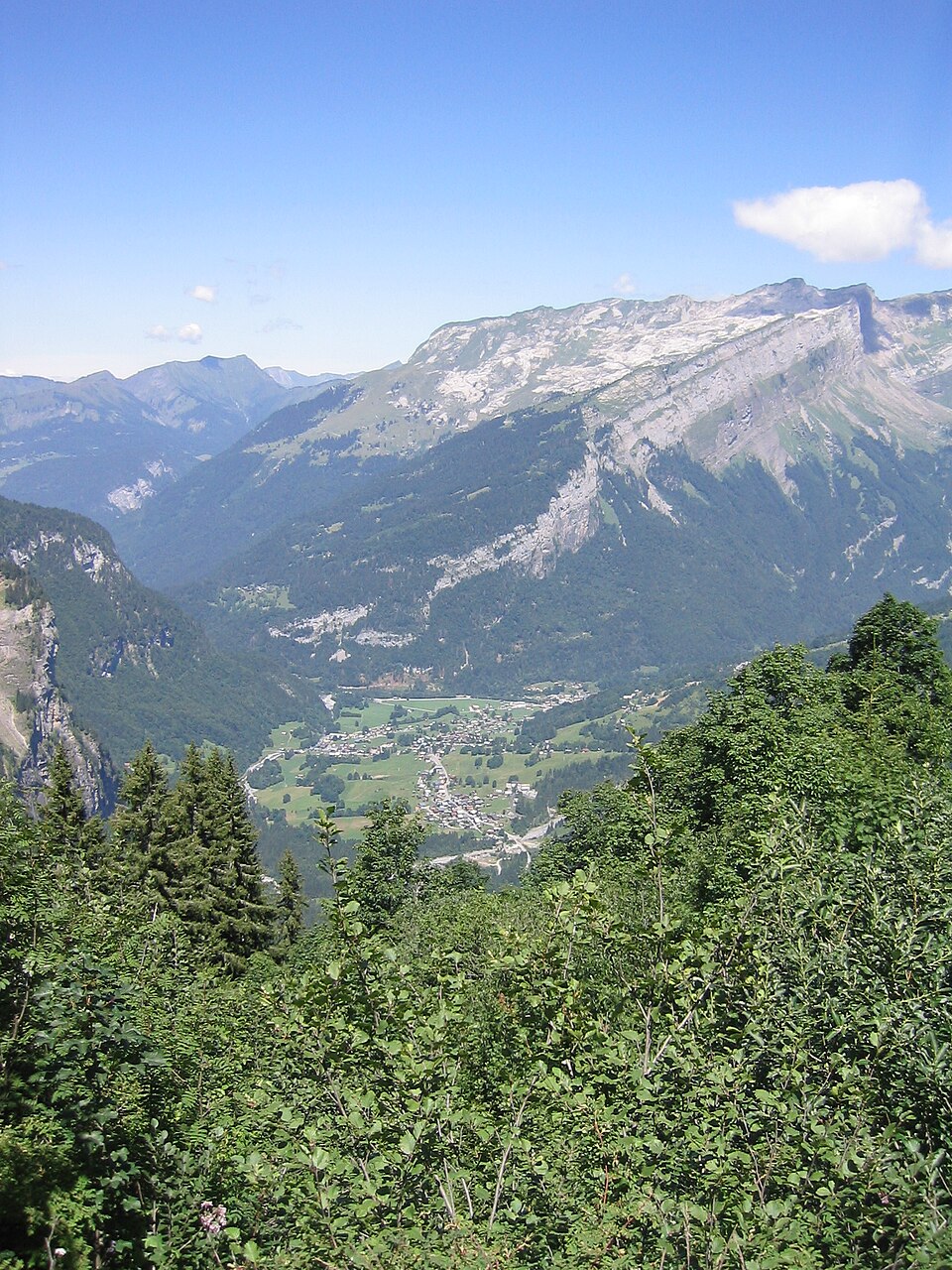 Vue de Sixt-Fer-à-Cheval