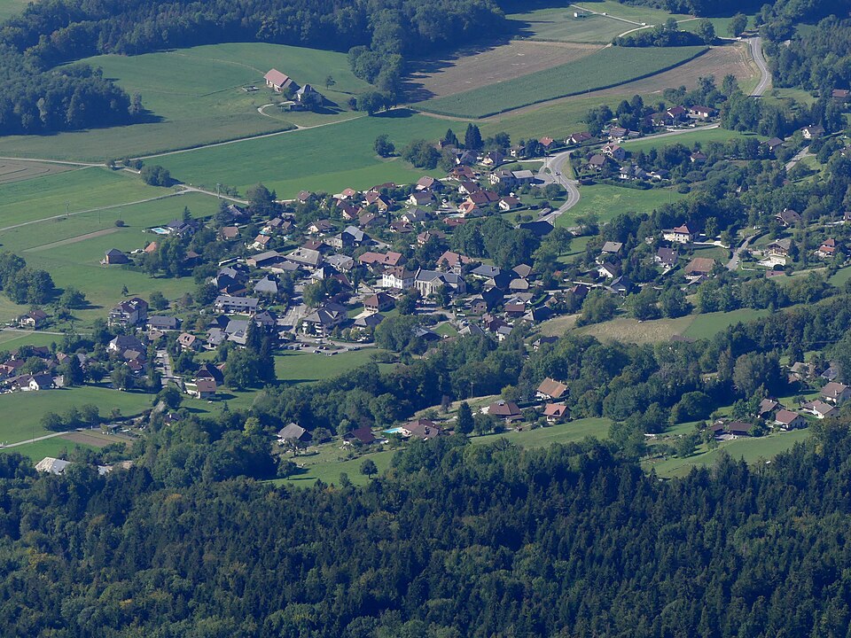 Chef — lieu de Viuz — la — Chiésaz vu du Semnoz (été 2020)