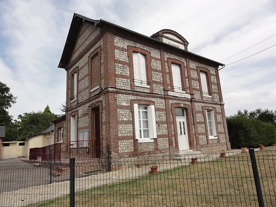 Amfreville — les — Champs (Seine — Mar.) mairie — école