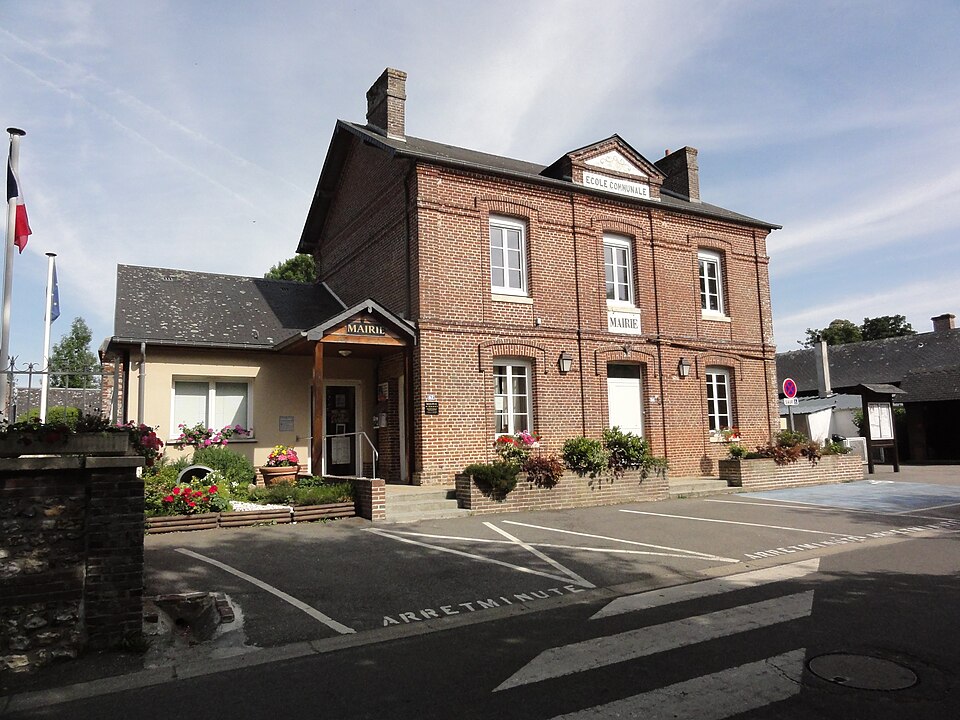 Ancourteville — sur — Héricourt (Seine — Mar.) mairie et ancienne école
