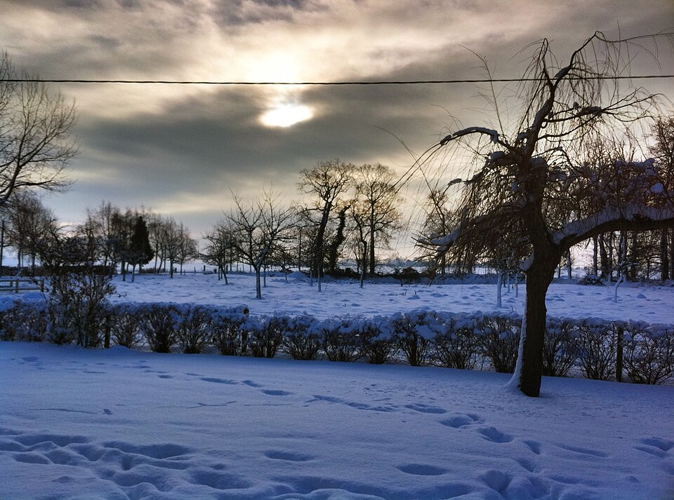 Anglesqueville en hiver