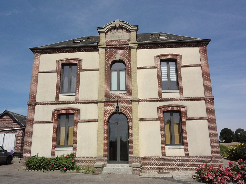 Bertheauville (Seine — Mar.) mairie — écoles