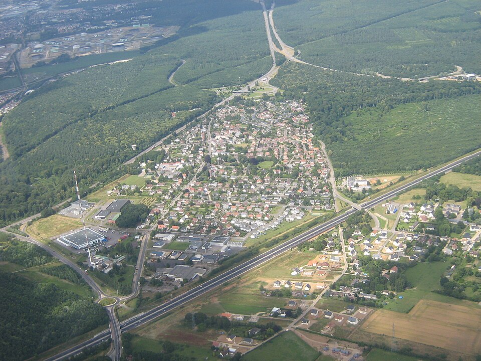 Les ESSARTS — vue d'avion