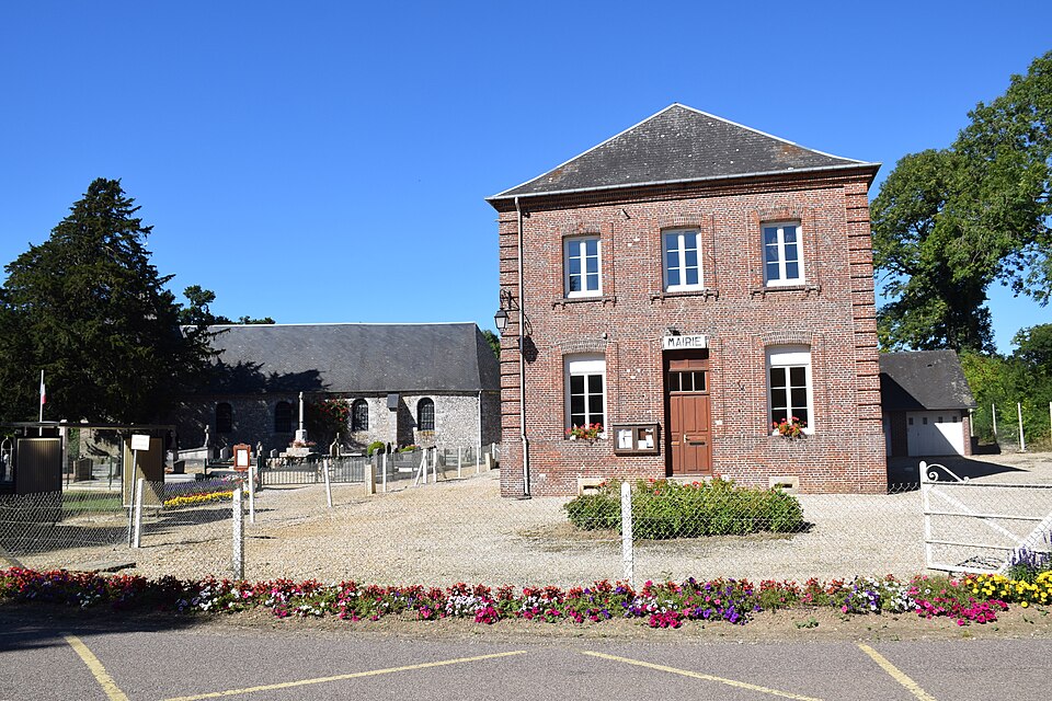 Mairie église Reuville 76