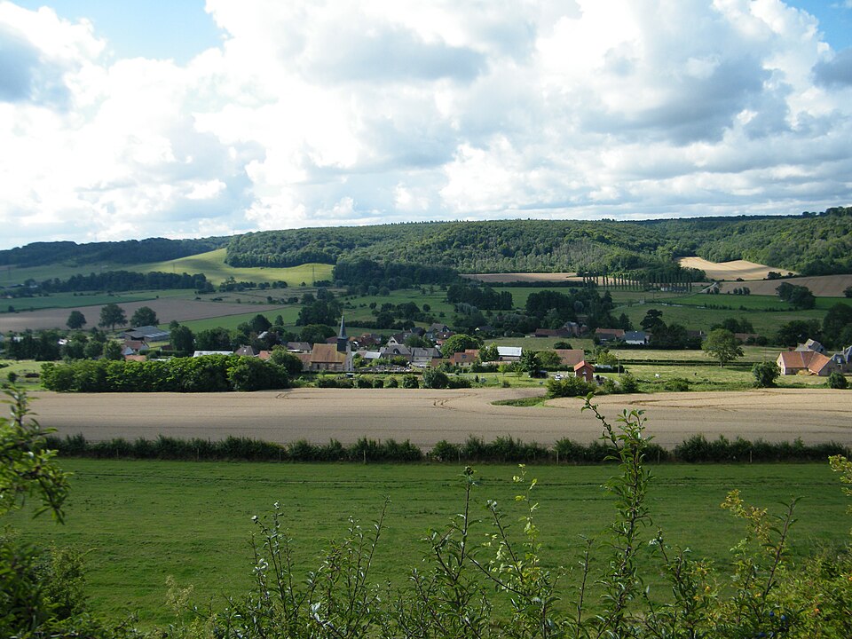 Sauchay, Seine — Maritime, France, vue du centre