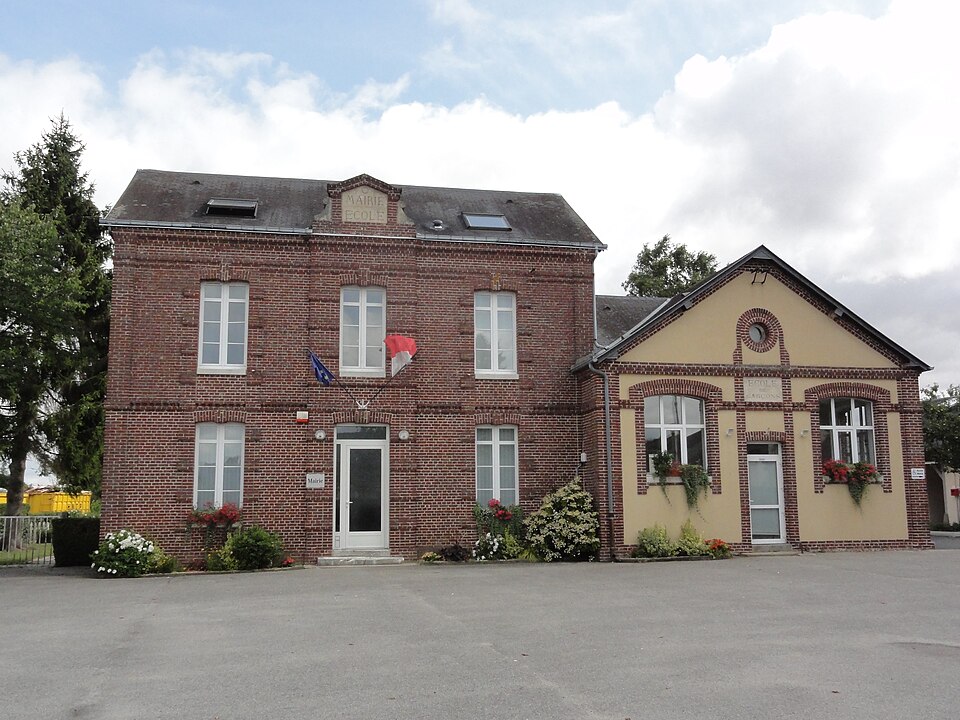 Touffreville — la — Corbeline (Seine — Mar.) mairie — école des garçons