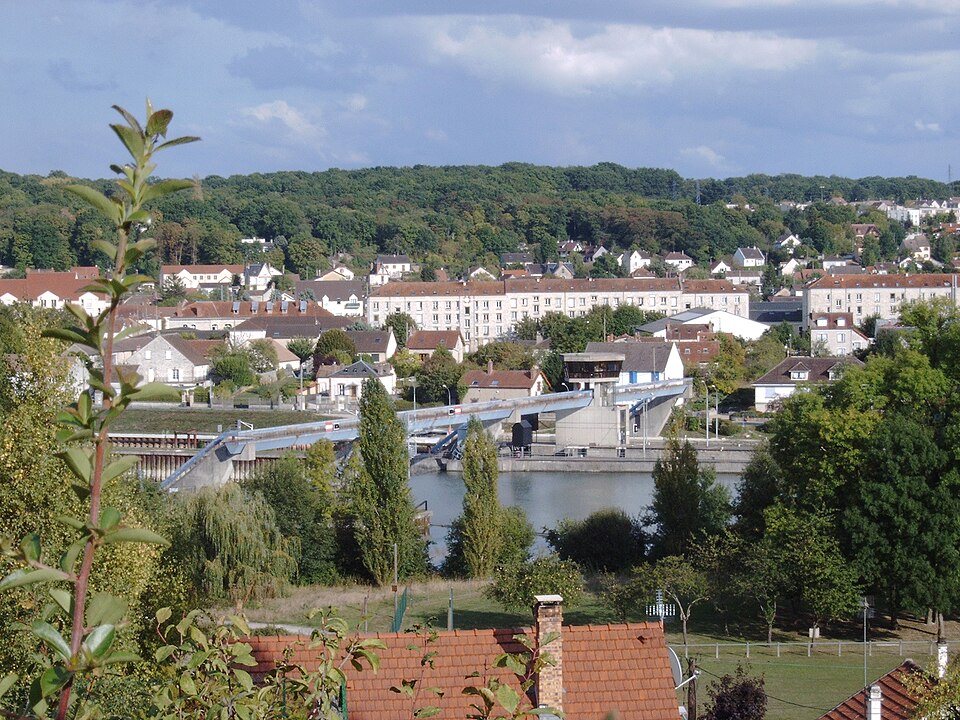 Champagne — sur — Seine Lock, 2009 — 09 — 19