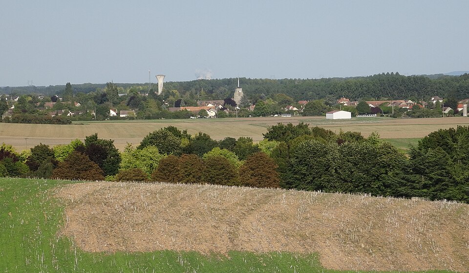Châtenay — sur — Seine vue