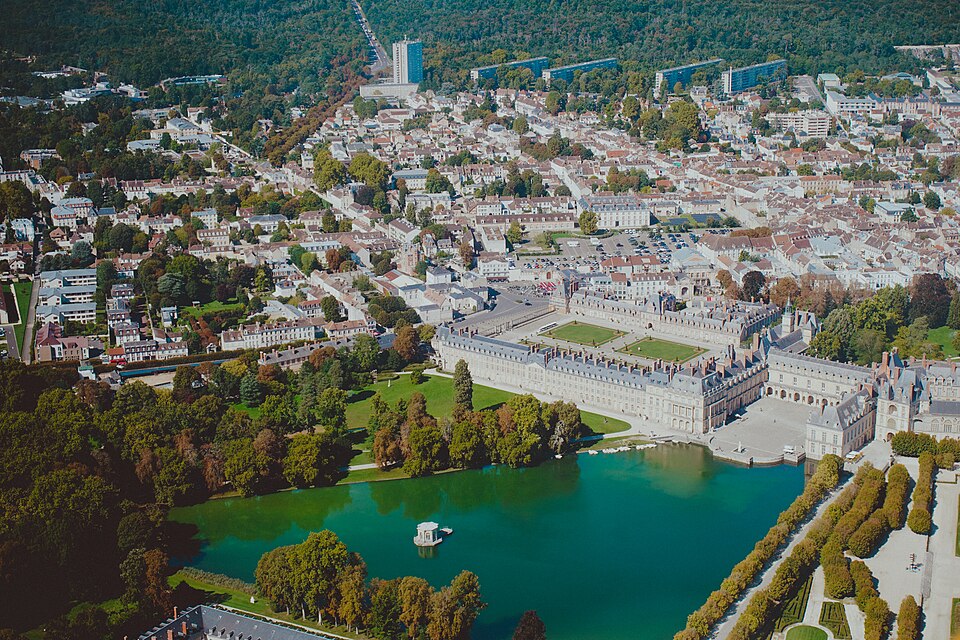 L'étang aux carpes vue du ciel