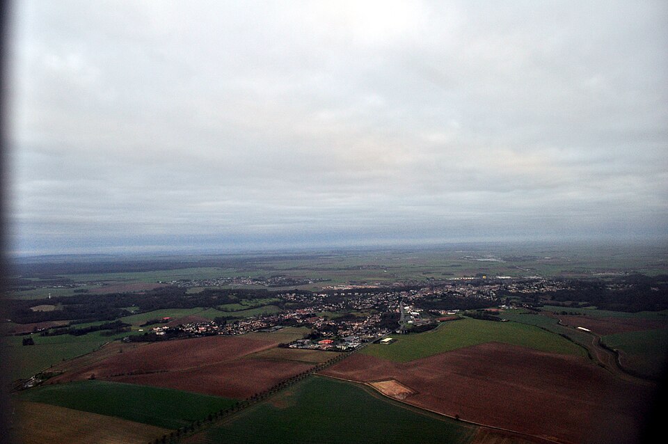 Aerial view of Longperrier, France 01