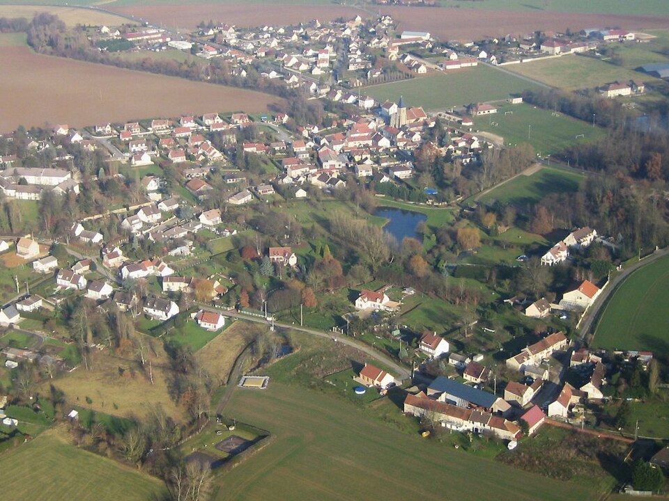 Survol de Maisoncelles en Brie
