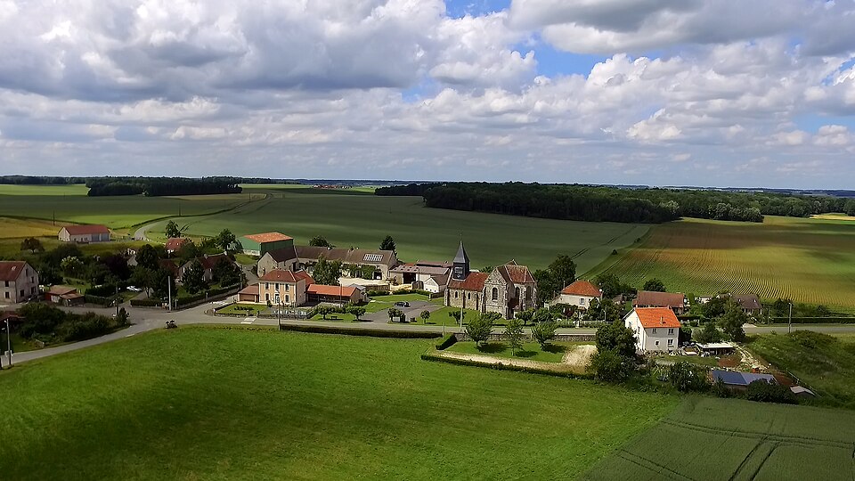 Montolivet vue aérienne