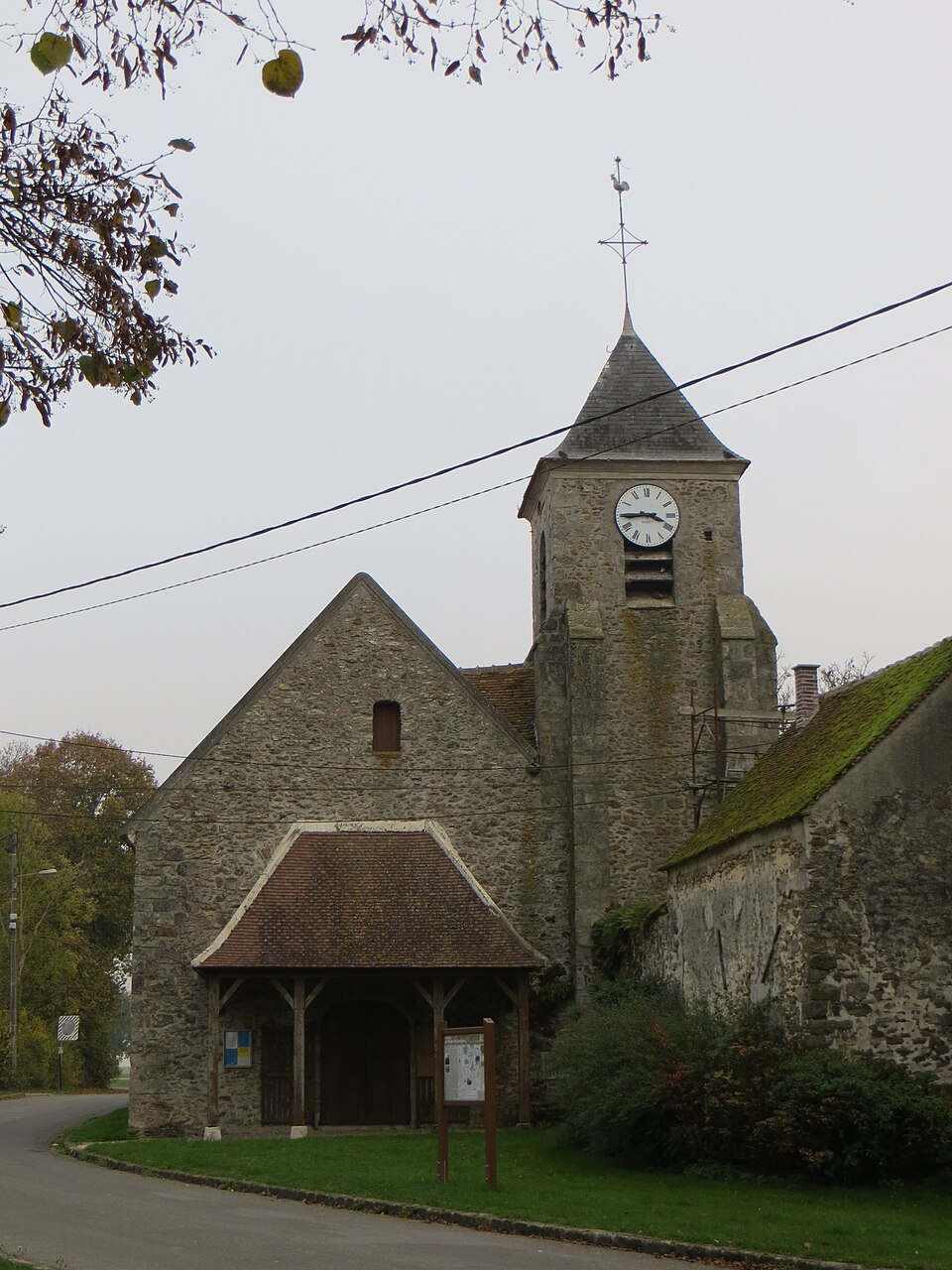 Le Plesssis — Feu — Aussoux — Église Saint — Nicolas 1