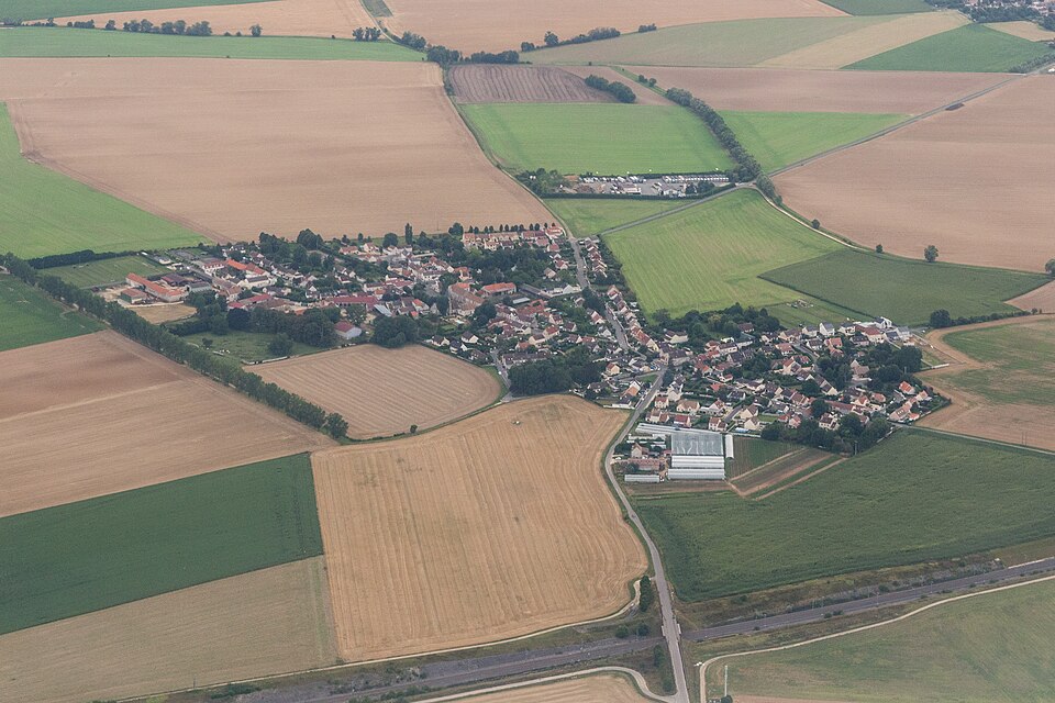 Villeroy 77 — vue aérienne 20190813