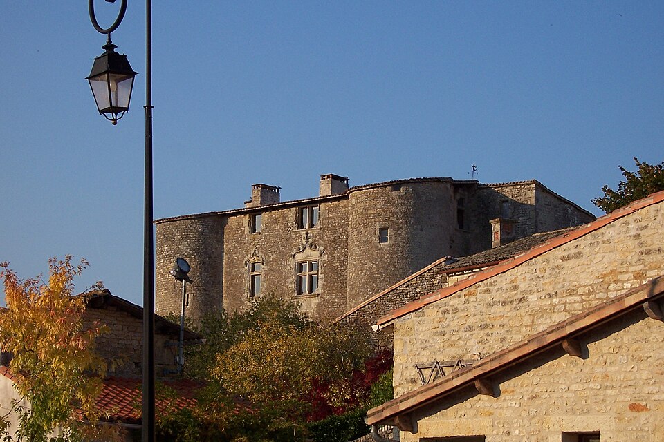 France — Deux — Sèvres — Exoudun — Maison fortifiée