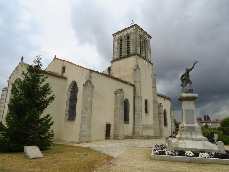 L' Église Saint — Blaise de Saint — Aubin — le — Cloud 79