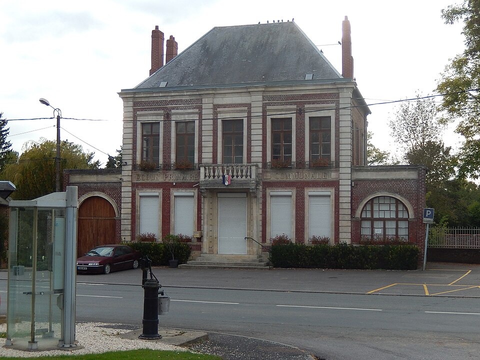 Athies (Somme) — la mairie