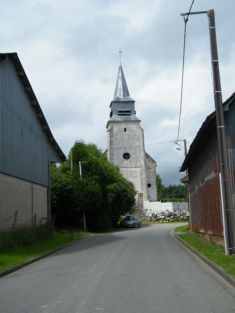 Eglise Saint — Pierre de Barly Fr — Somme