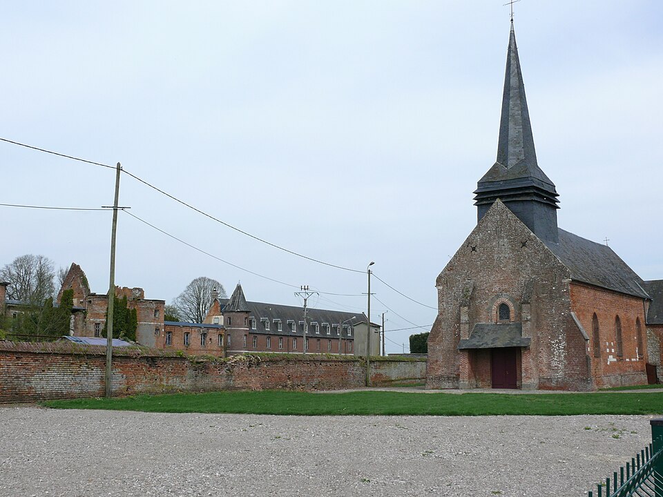 Beaucamps — le — Jeune — Eglise et Chateau