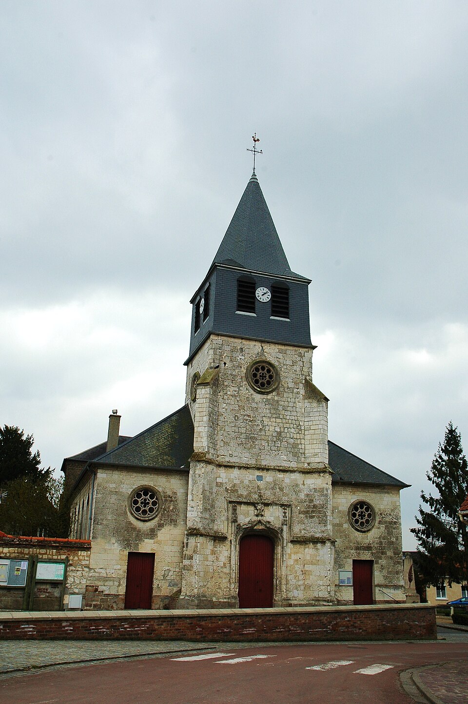 A Church in Belloy — sur — Somme, Somme