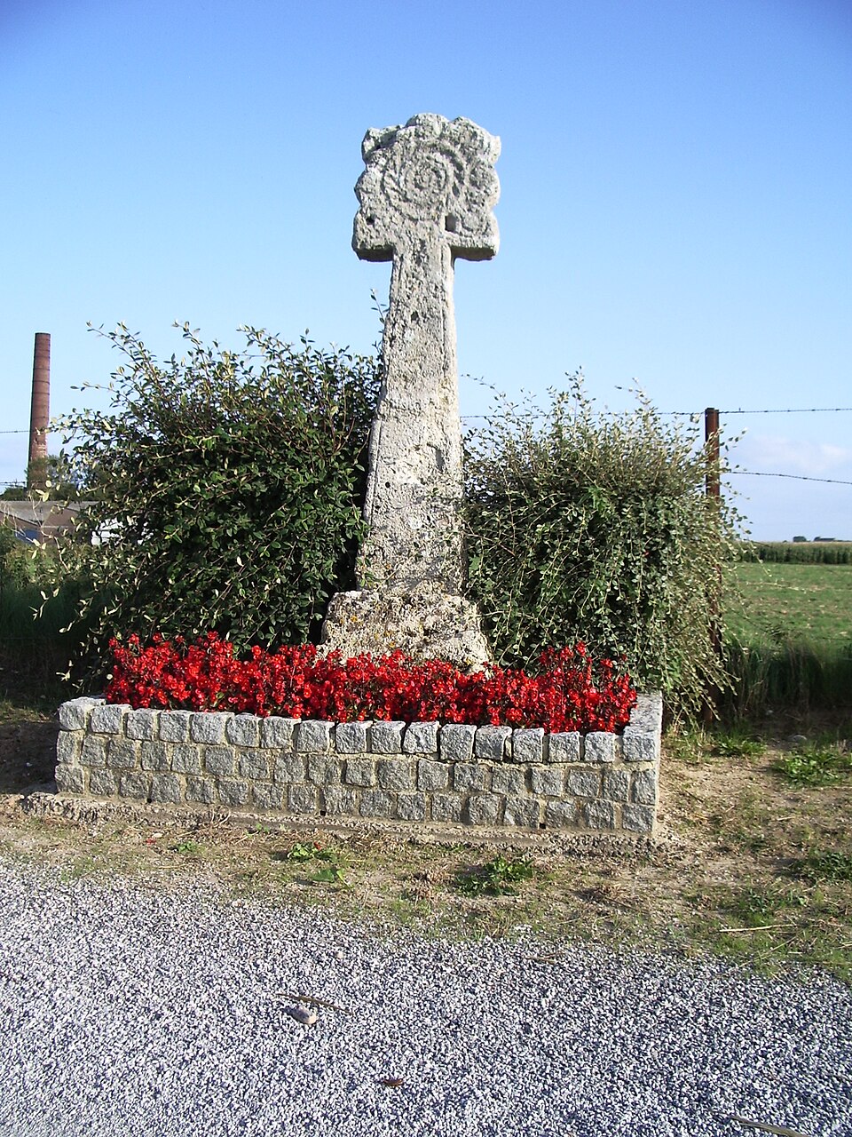 Bourseville croix de pierre