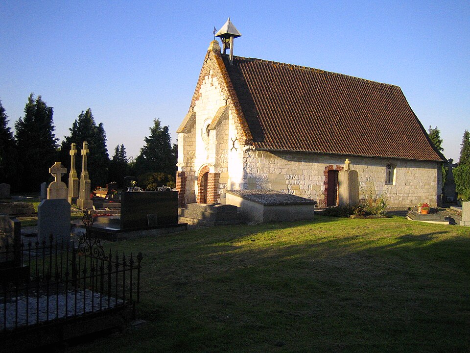 Bovelles chapelle du cimetière (vue du Sud — Ouest) 2