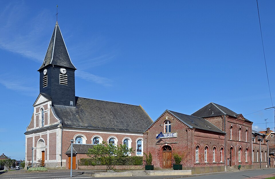 Candas, Somme, Fr, église Saint — Jean — Baptiste