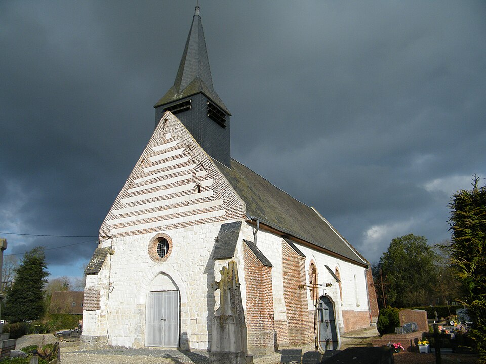 Ergnies, Somme, Fr, église (3)
