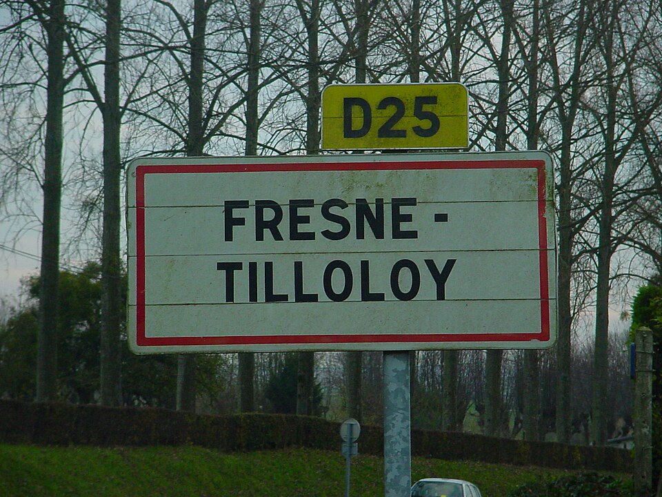 Panneau de Fresnes — Tilloloy (Somme — France)