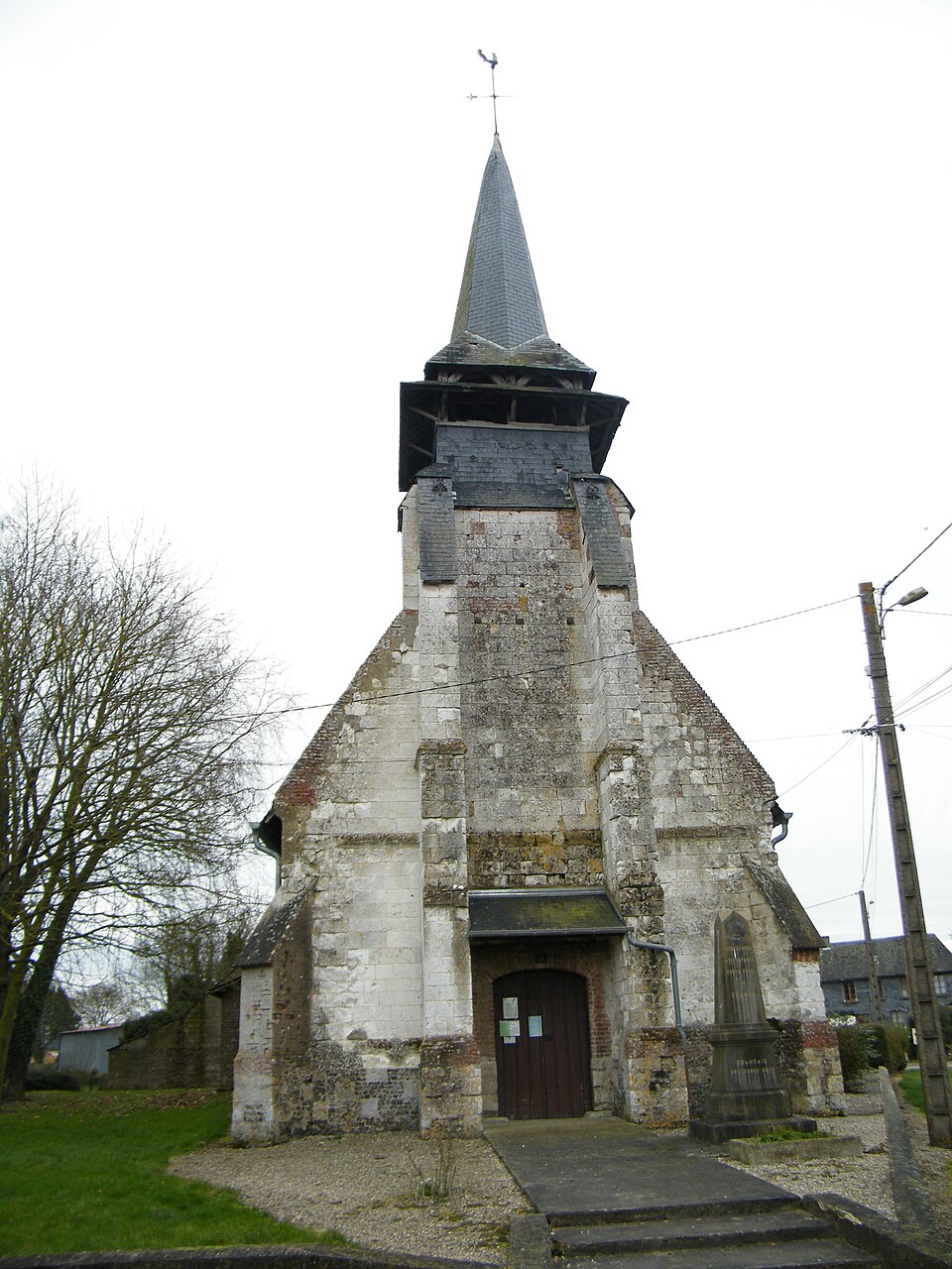 Grébault — Mesnil, Somme, Fr, église