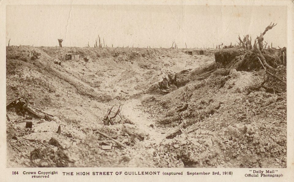 Daily Mail Postcard — The High Street of Guillemont