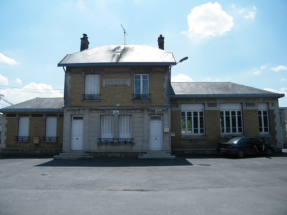 Herbécourt, Somme — Fr, mairie — école