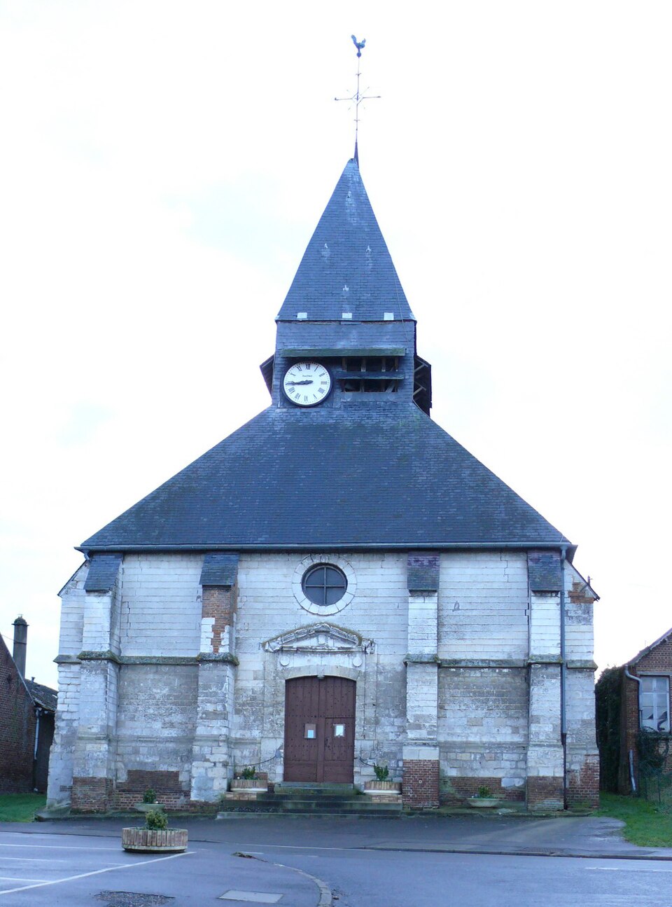Lœuilly, Somme, France, église Saint Martin