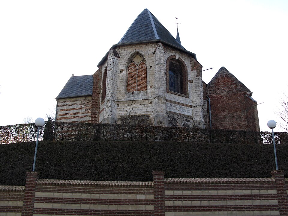 Mons — Boubert église (chevet) 1
