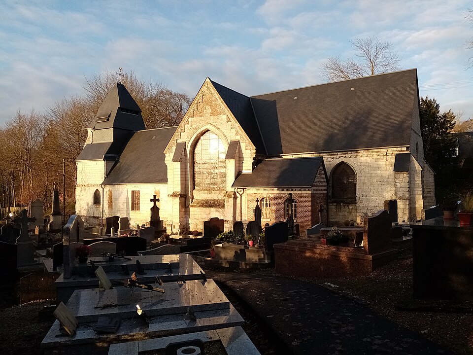 Fieffes — Montrelet, 80, Fr, église