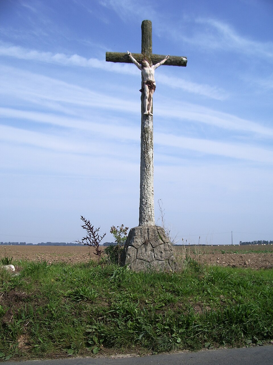 Calvaire entre Nibas et Saucourt, Somme, 2006