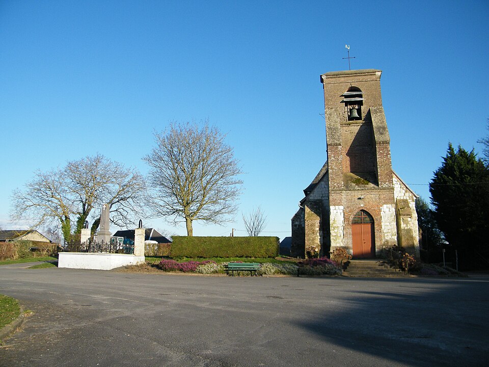 Monument et église — Saigneville